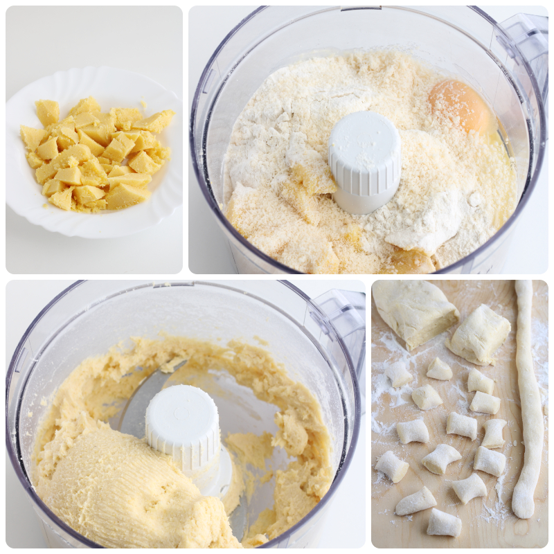 gnocchi mit übriger polenta