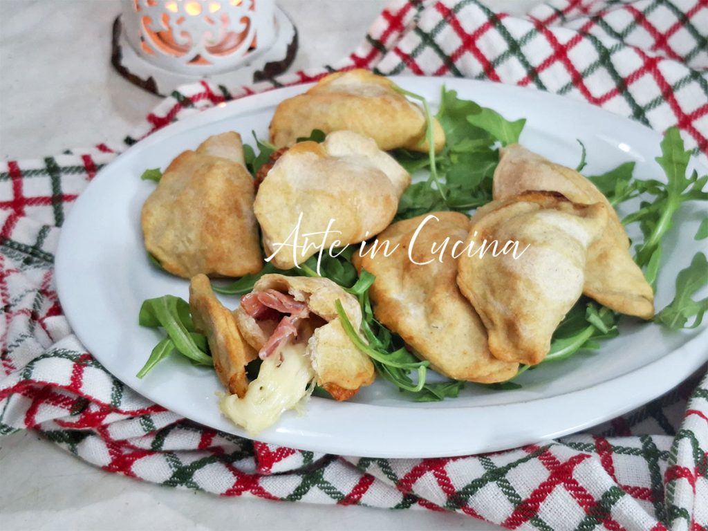 RAVIOLI SPECK und PROVOLA Häppchen