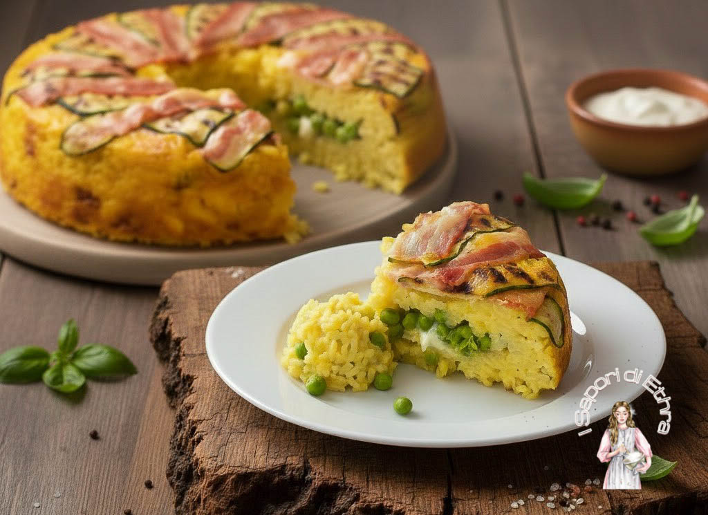 Risotto-Ring mit Safran