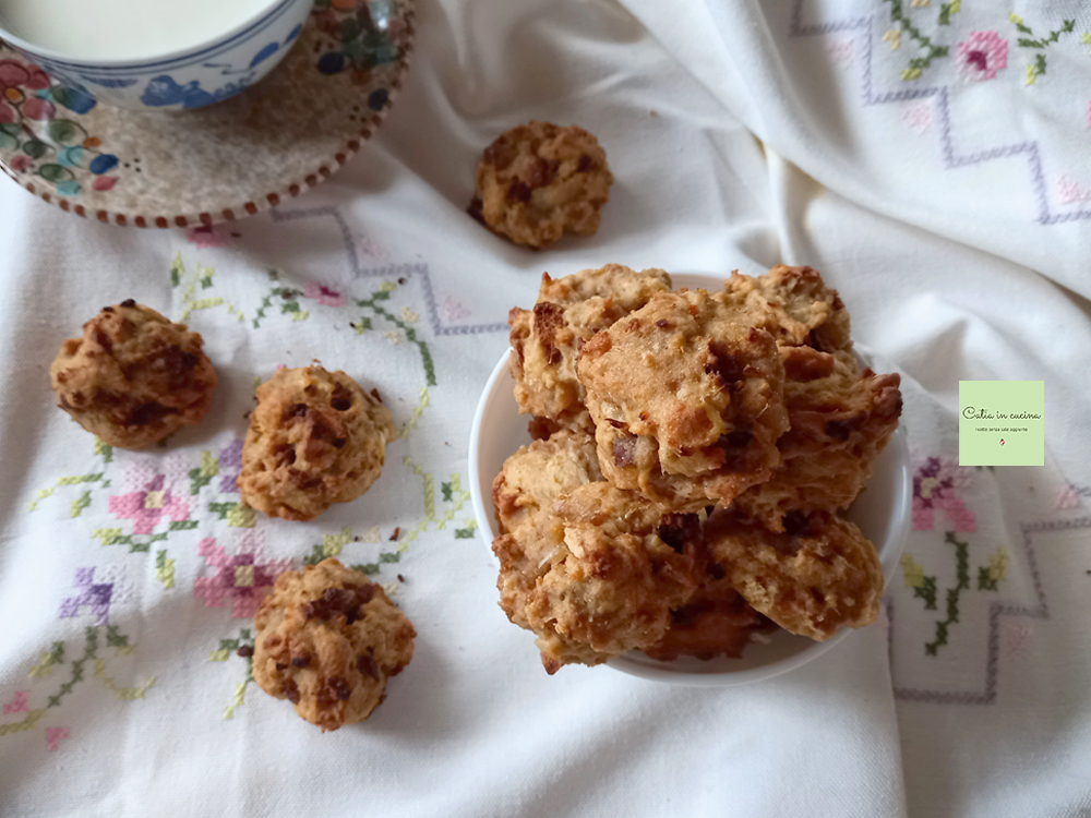 Panettone-Plätzchen mit gemischtem Obst