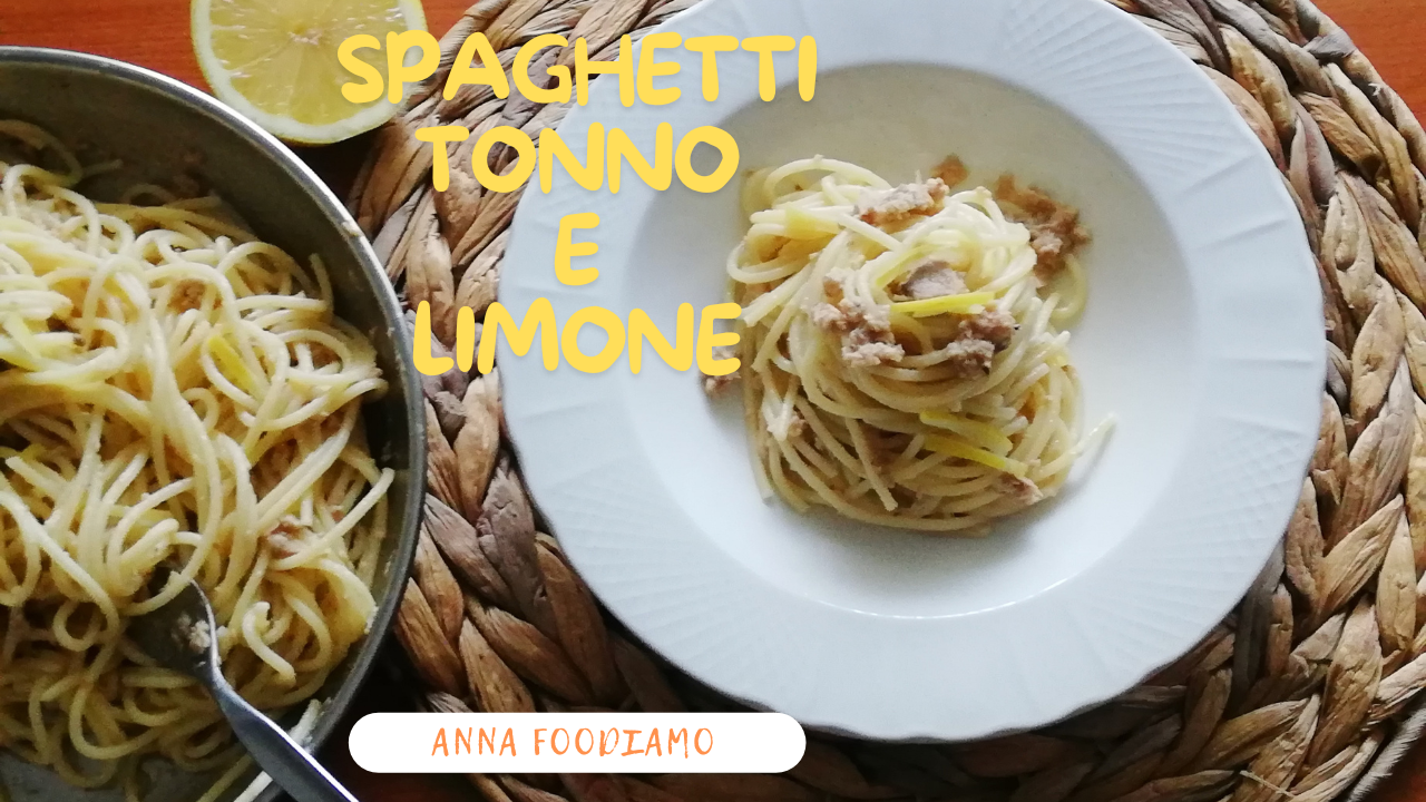 Spaghetti mit Thunfisch und Zitrone