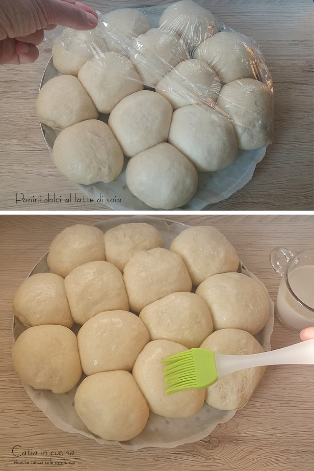 süße Sojamilchbrötchen-Schritte