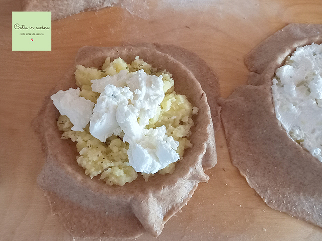 Törtchen mit Ricotta oder Quark