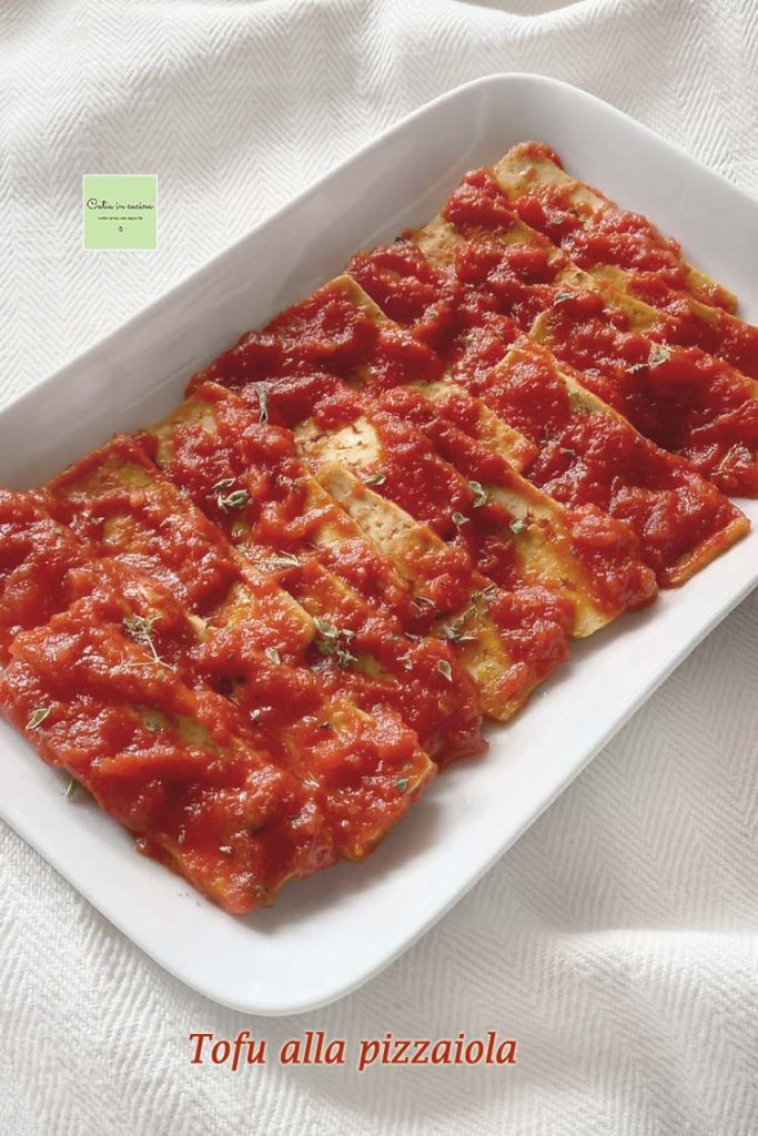 tofu alla pizzaiola