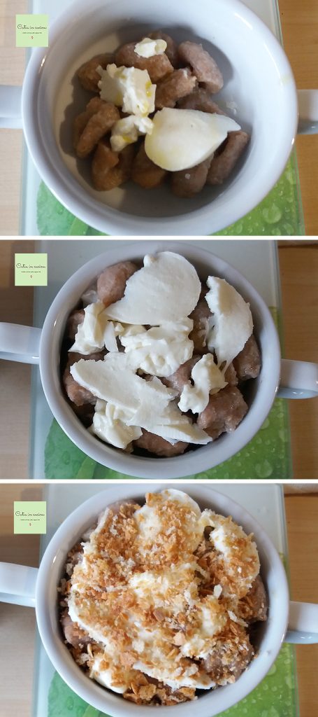 Vorbereitung für das Überbacken