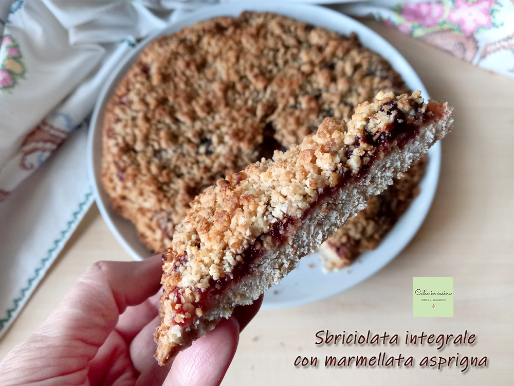 vollkorn-streuselkuchen mit saurer marmelade