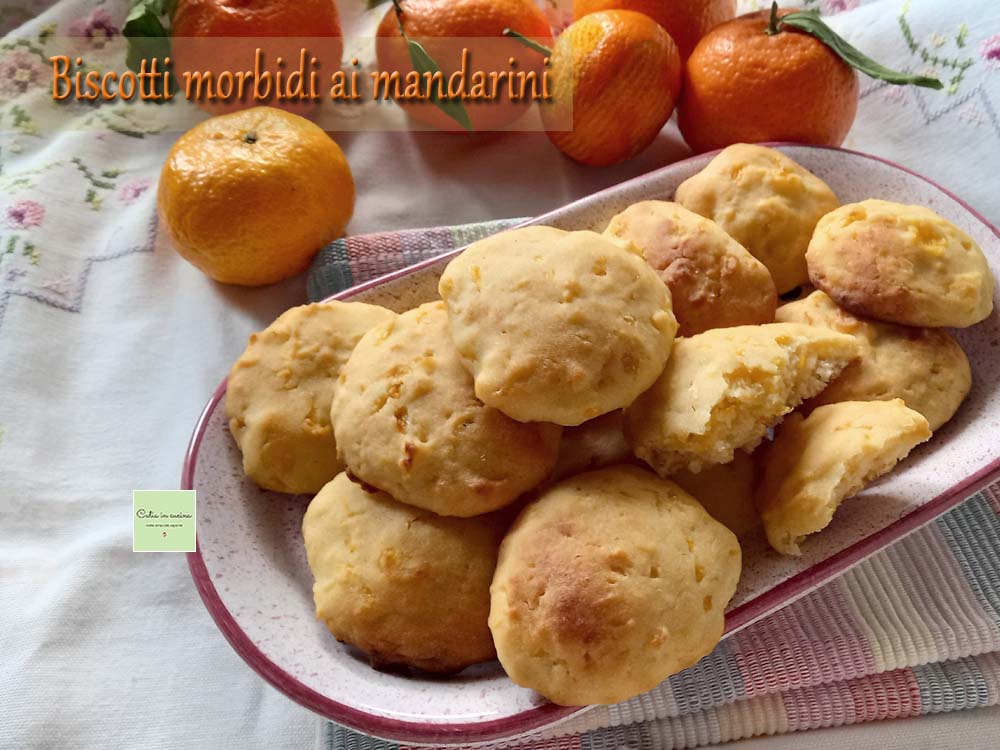 Weiche Mandarinenkekse