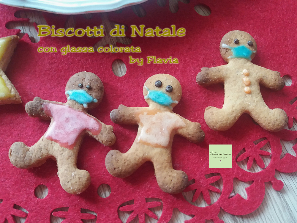 Weihnachtsplätzchen mit Masken von Flavia