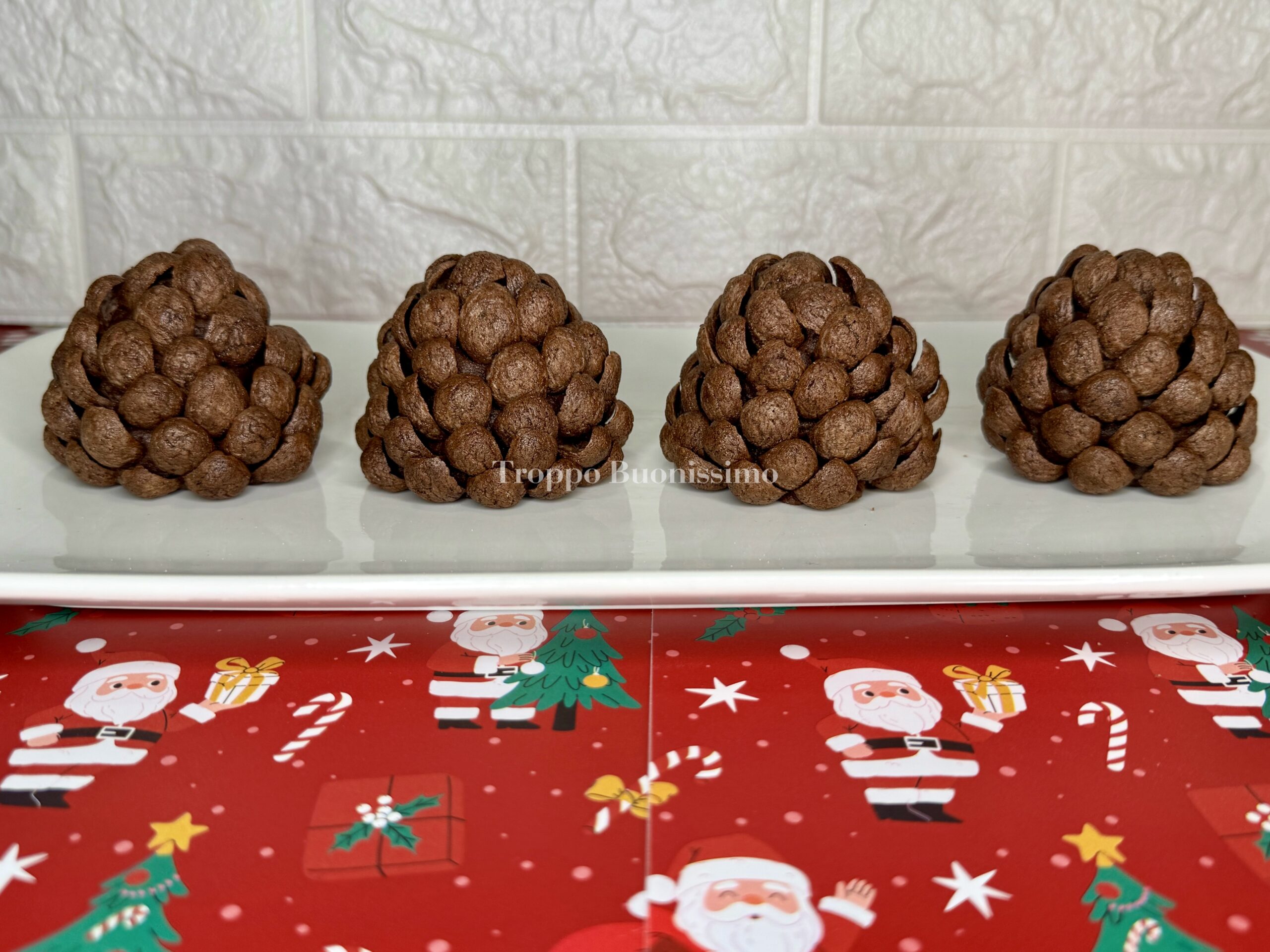 Weihnachtstannenzapfen ohne Backen