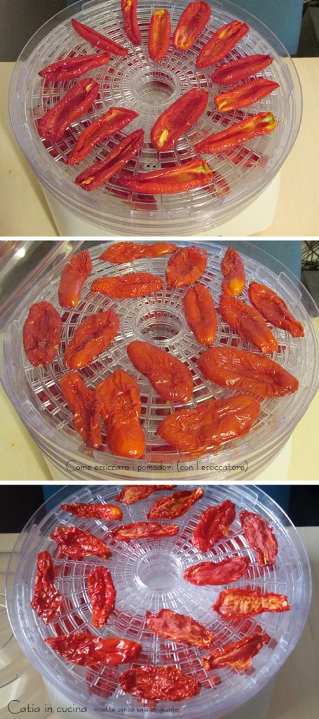 wie man Tomaten mit dem Dörrautomaten trocknet - Schritt 3-5