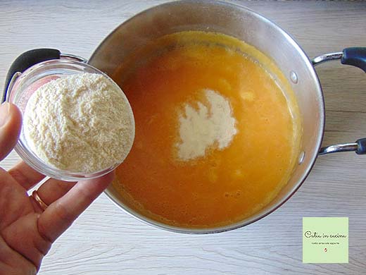 würzige Karottencremesuppe - Grieß