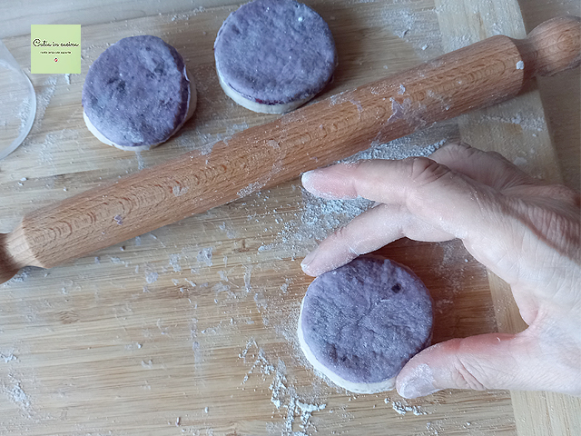 zweifarbige Scones zum Backen