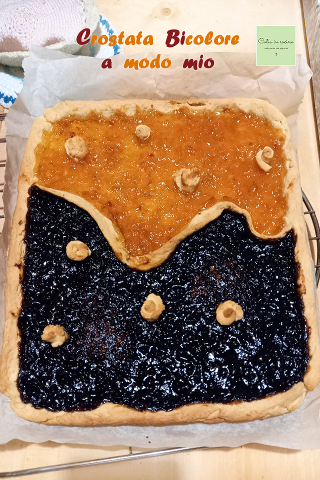 zweifarbige Torte auf meine Art - mit Welle