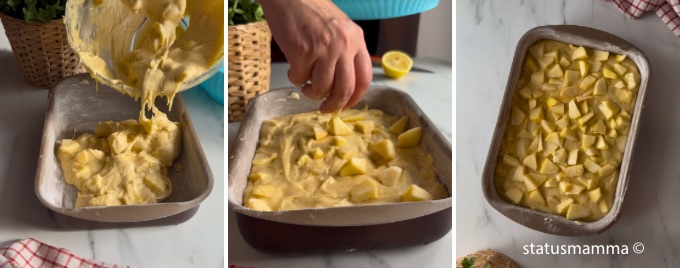 Apfelkuchen mit Sahne 5