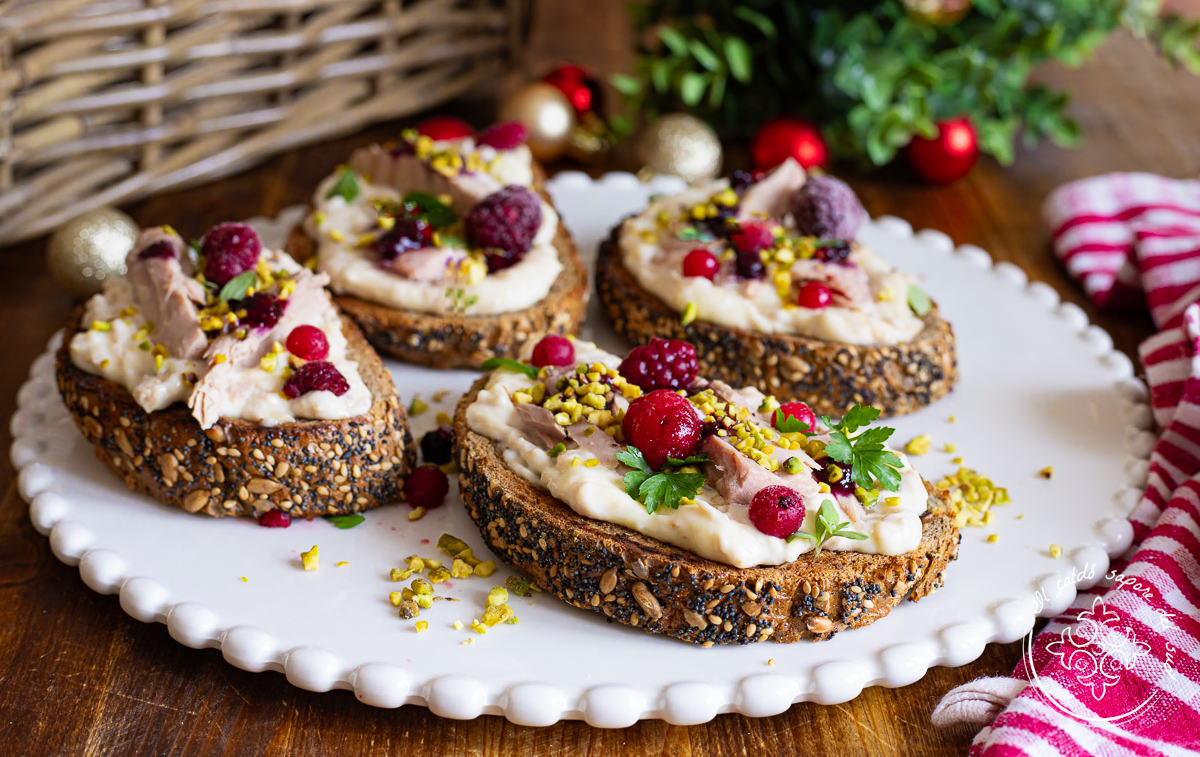 Crostini mit Thunfisch und Mayonnaise