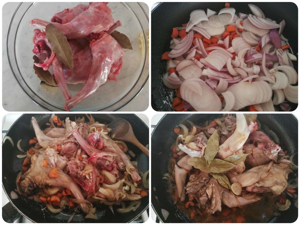 Kaninchen süß-sauer mit Zwiebeln und Karotten – einfaches Rezept