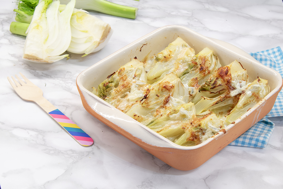 Fenchel mit Gorgonzola