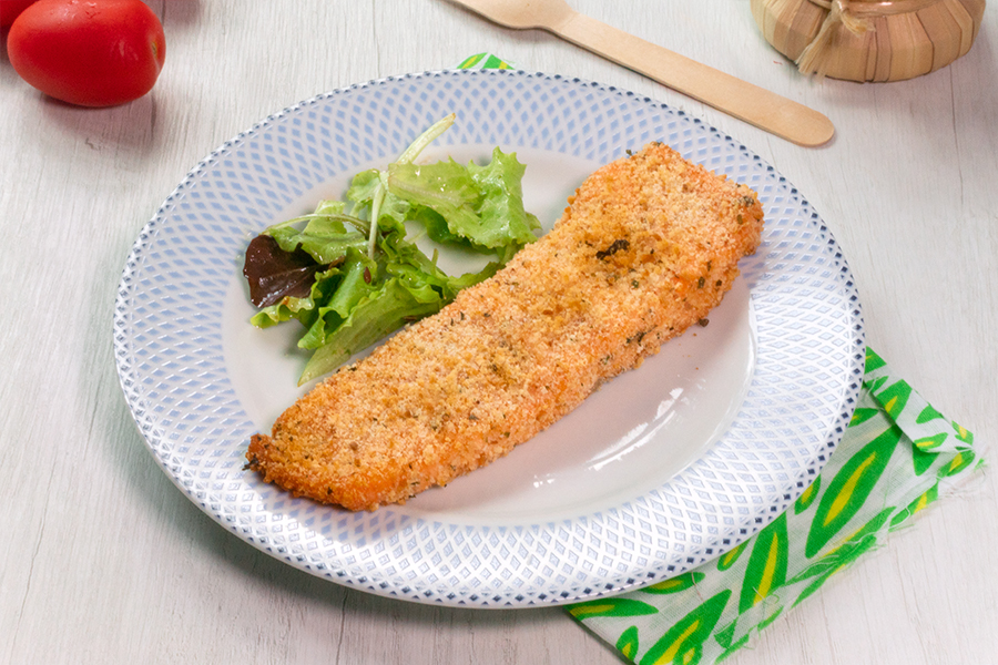 Gratinierter Lachs in der Heißluftfritteuse