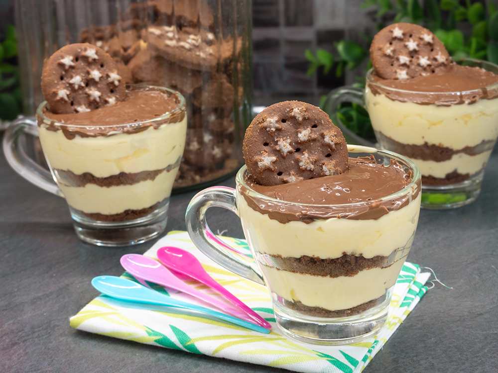 Tiramisù Pan di Stelle und Nutella
