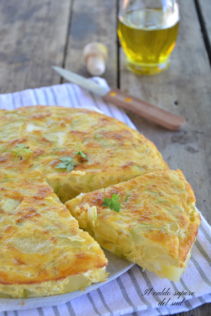 Ofen-Frittata mit Kartoffeln und Zucchini