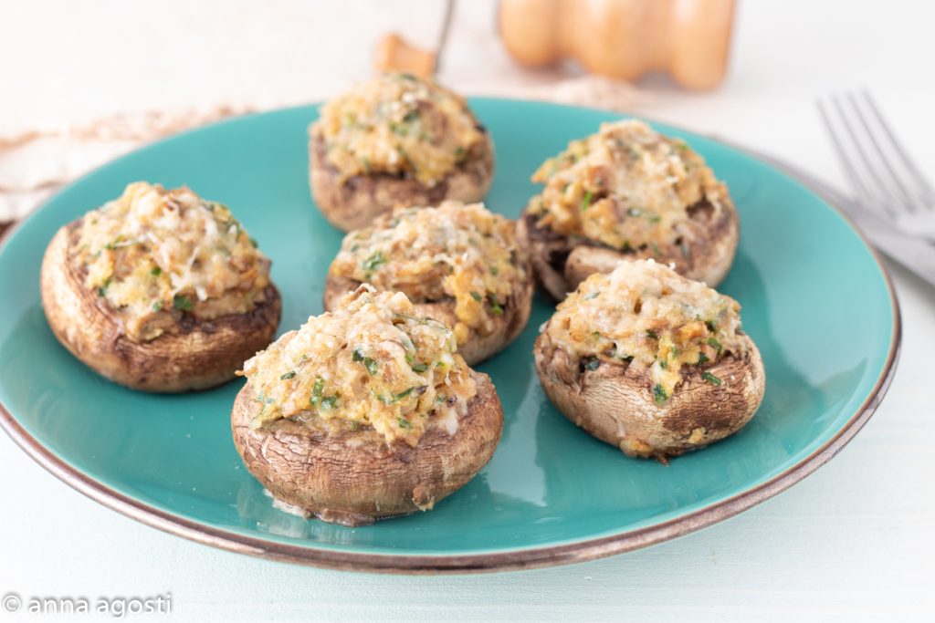 Gefüllte Champignons aus dem Ofen