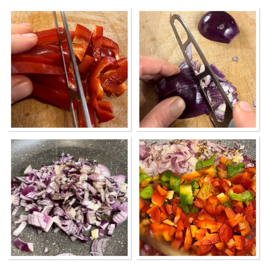 Hähnchengeschnetzeltes mit Paprika