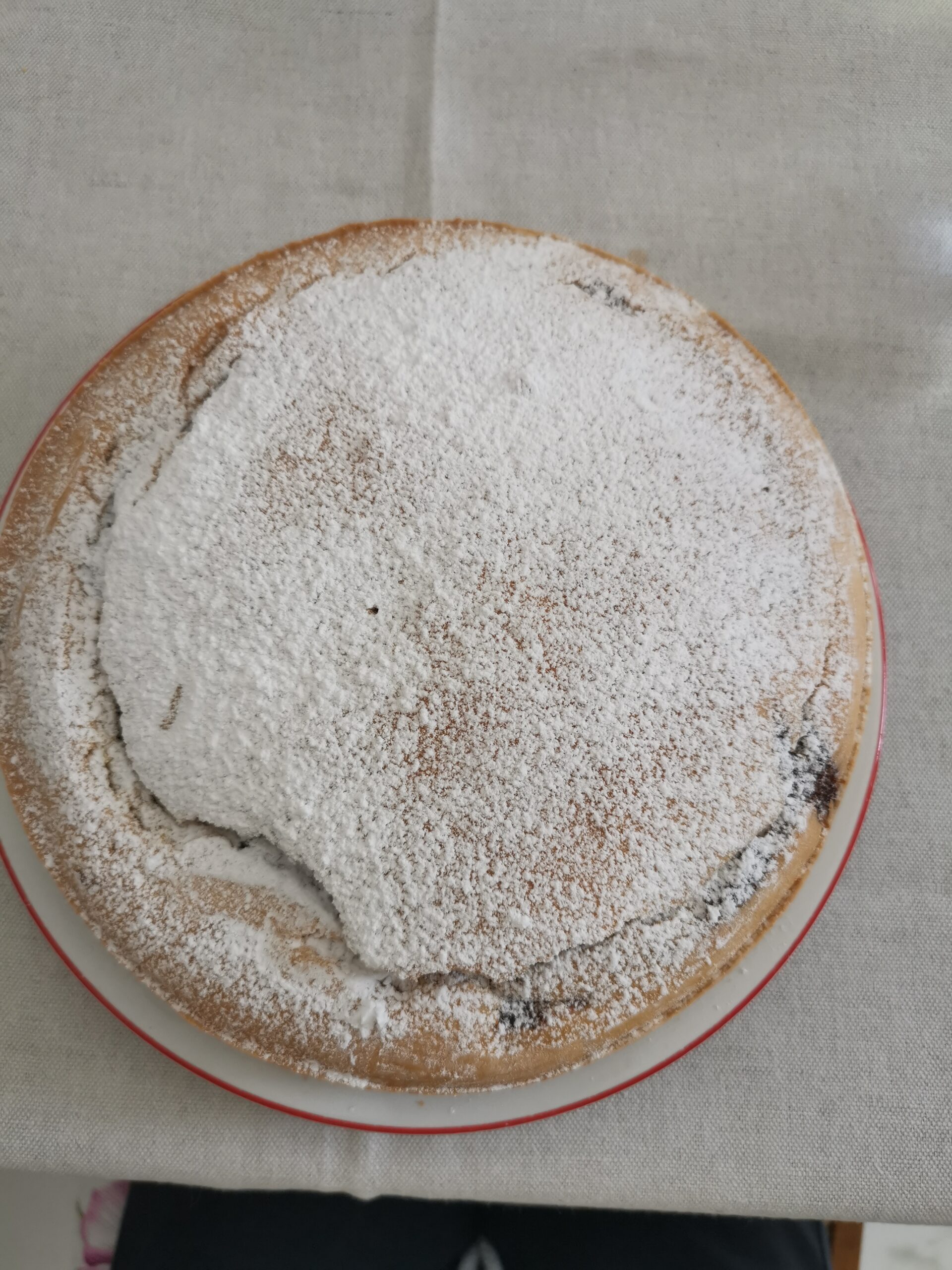 Wasserkuchen mit Haselnusscreme