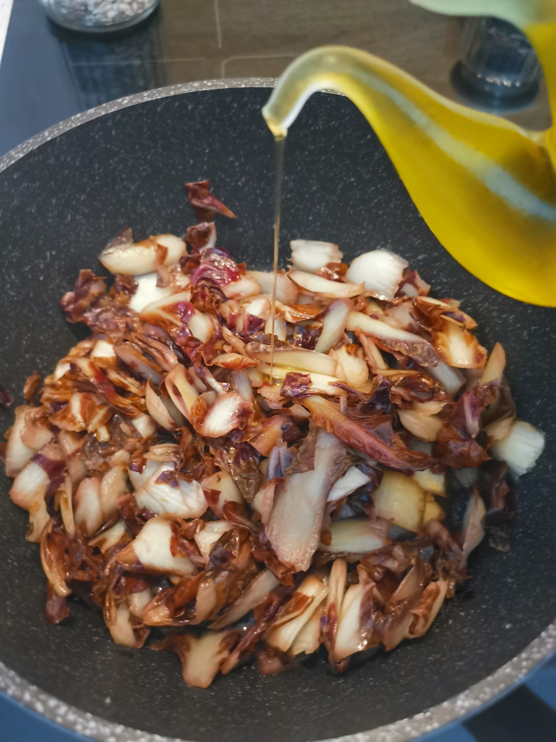 Leckere geschmorte Radicchio