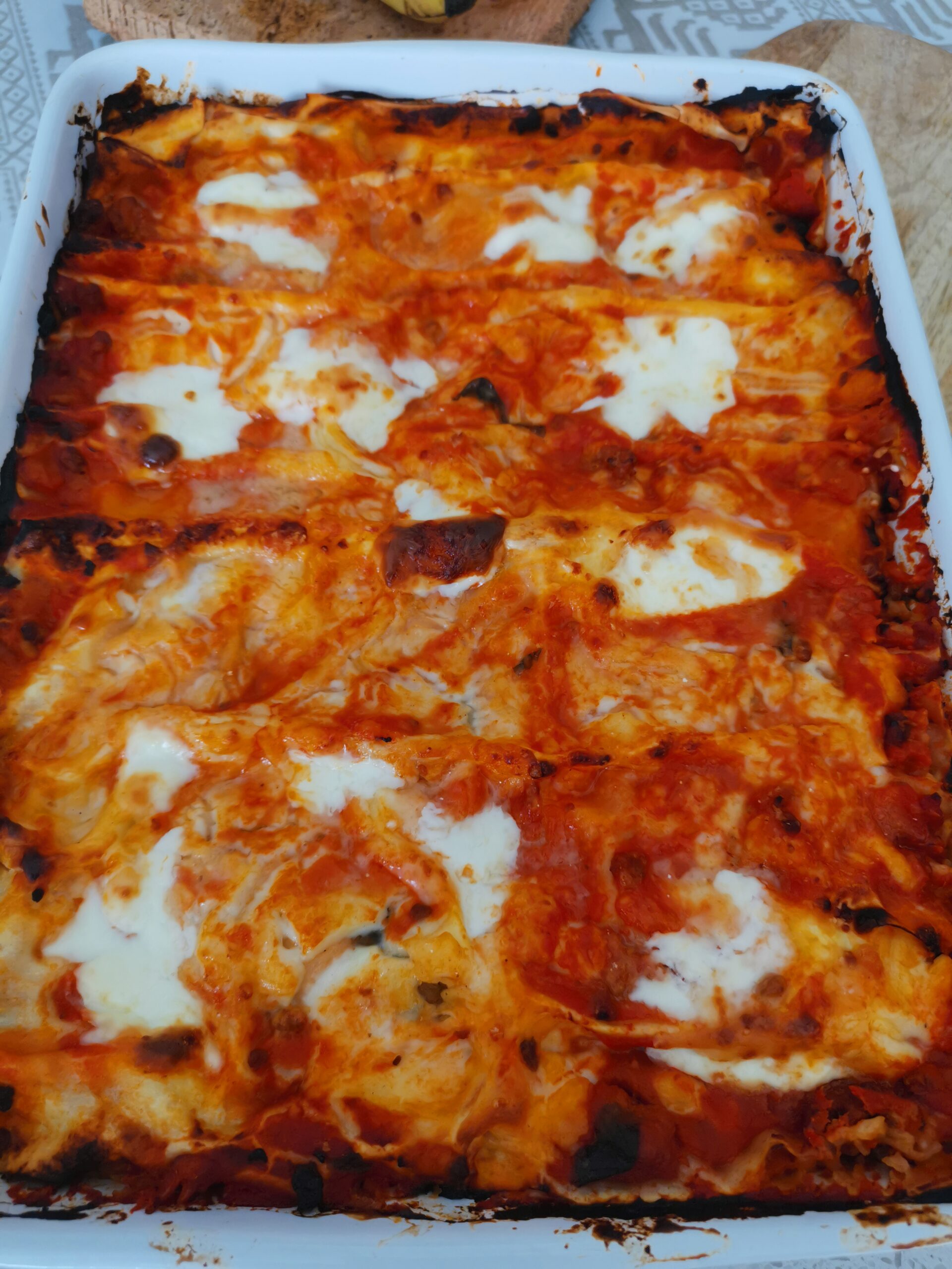 Lasagne mit Sauce