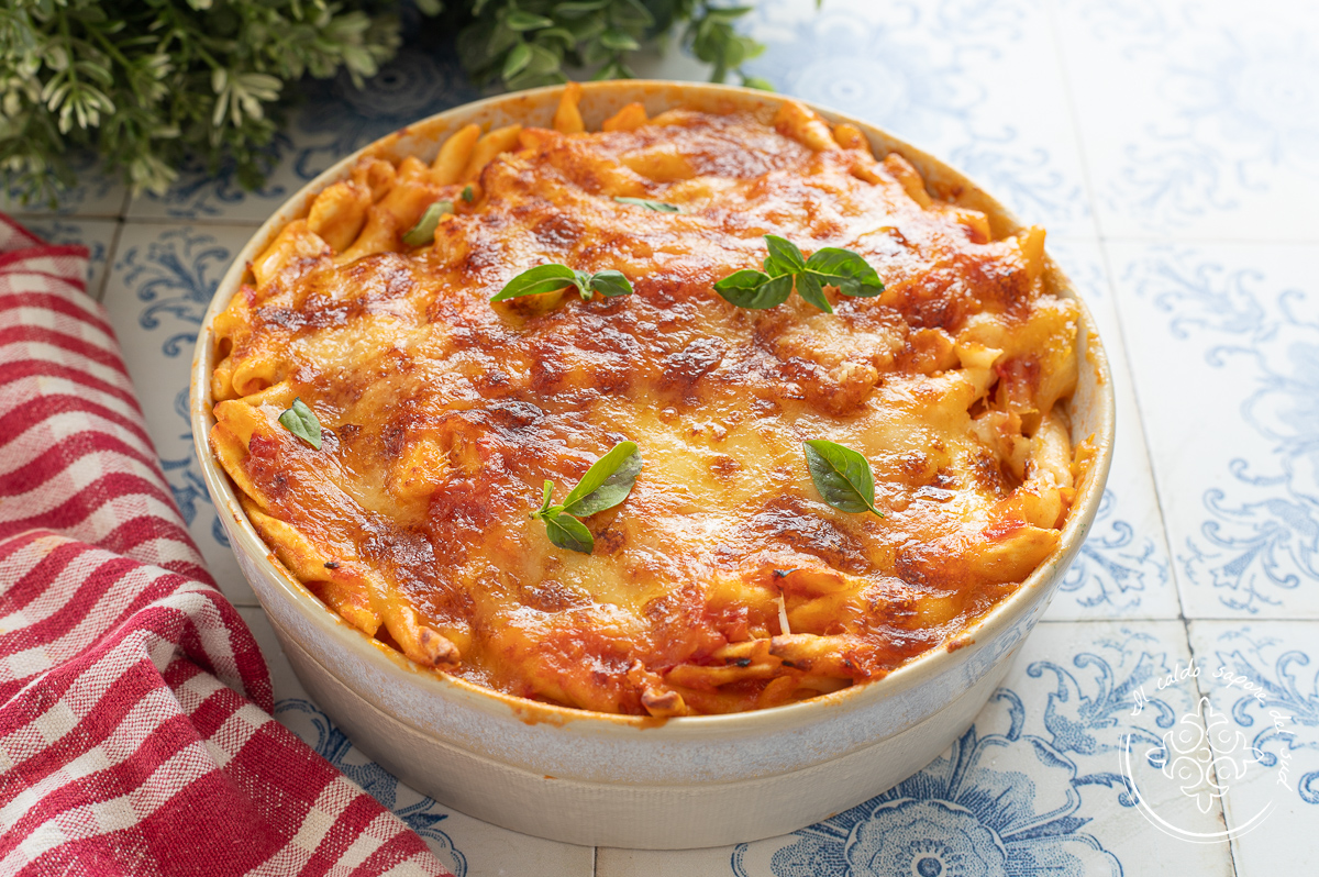 Vegetarischer Nudelauflauf