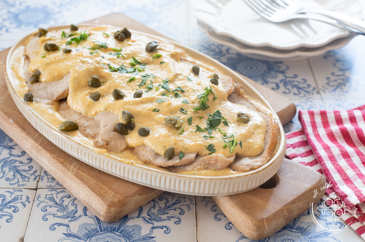 Schweinelende mit Thunfischsauce