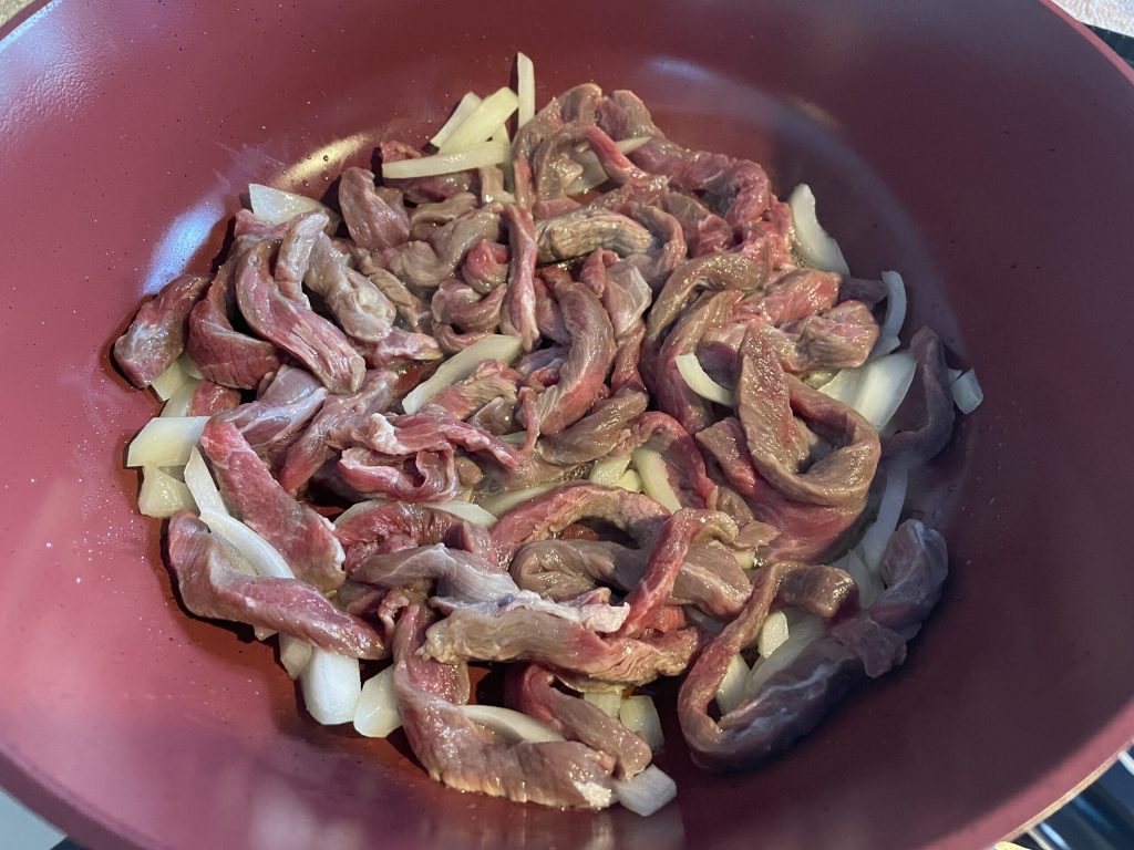 Rindfleischstreifen mit Gemüse3