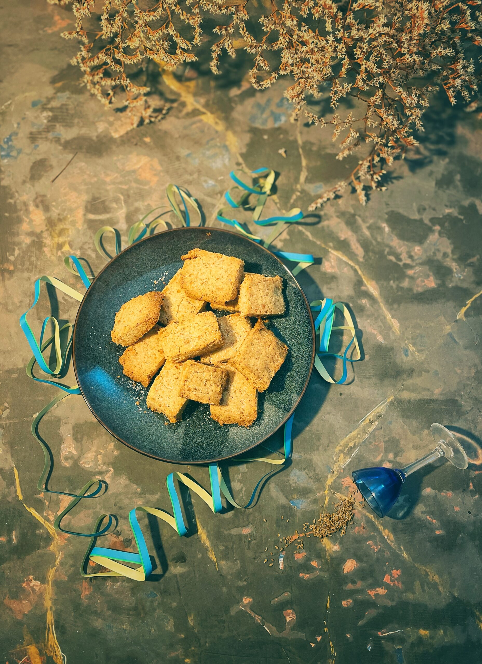 Glutenfreie korsische Canistrelli mit Anis