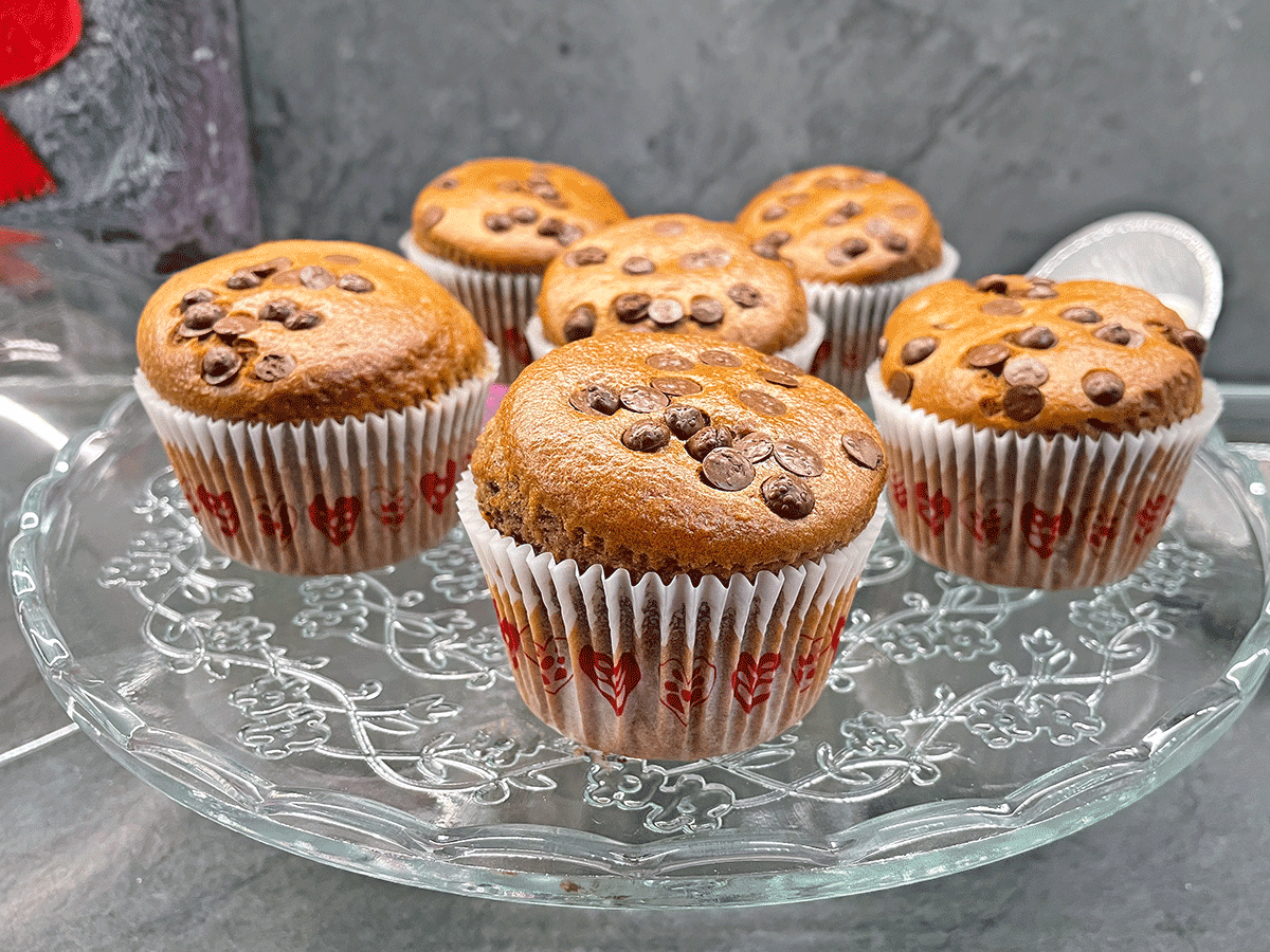 Schokoladen- und Joghurtmuffins
