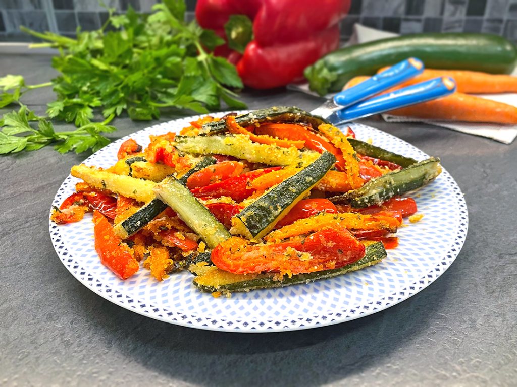 Überbackene Gemüsesticks