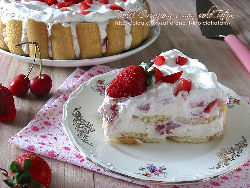 Kalter Erdbeerkuchen, einfach und schnell, mit Videorezept