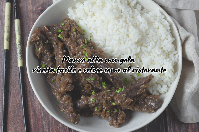 Mongolisches Rindfleisch: einfaches und schnelles Rezept wie im Restaurant