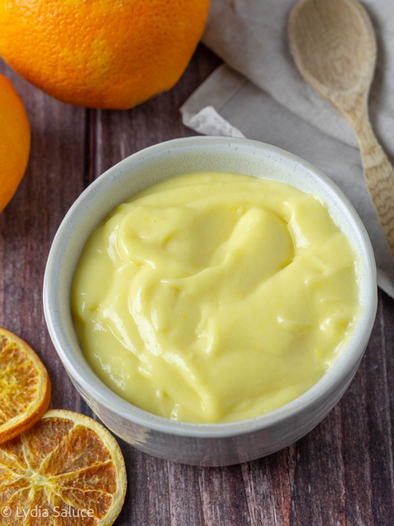 Orangenpuddingcreme