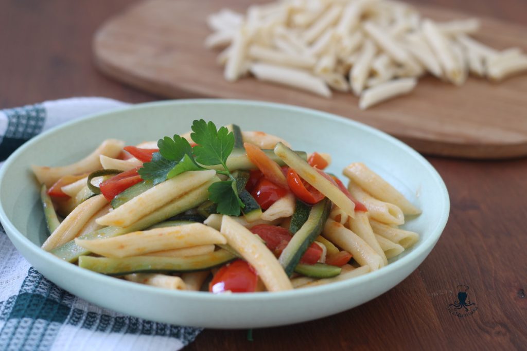 Penne mit sautiertem Gemüse