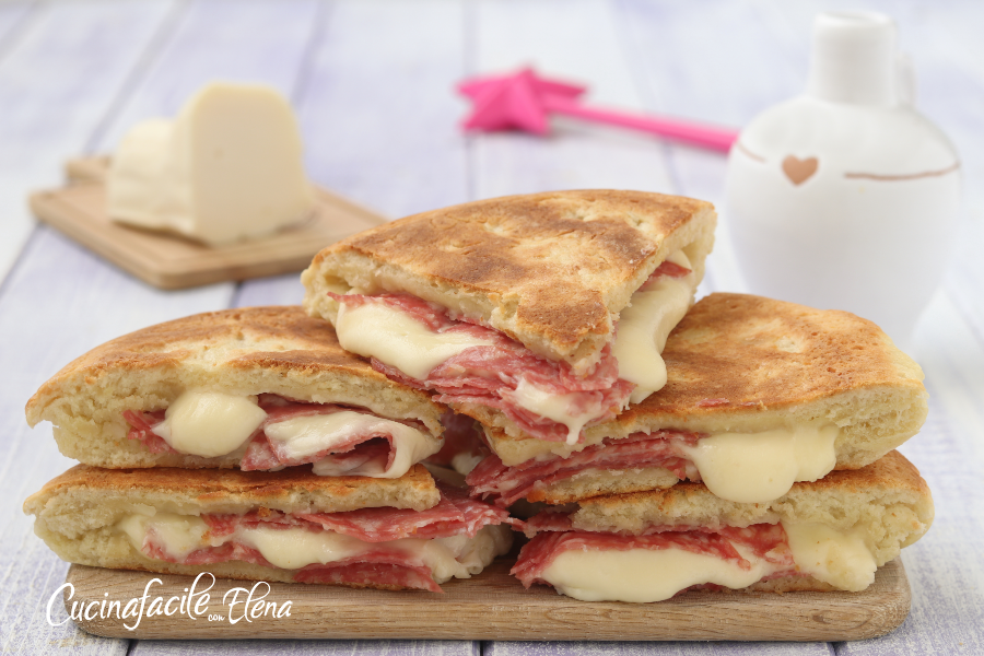 Ricotta-Focaccia in der Pfanne