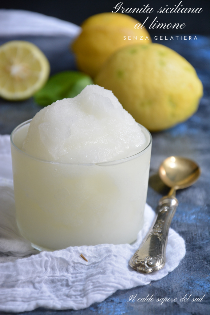 Sizilianische Zitronengranita einfach ohne Eismaschine