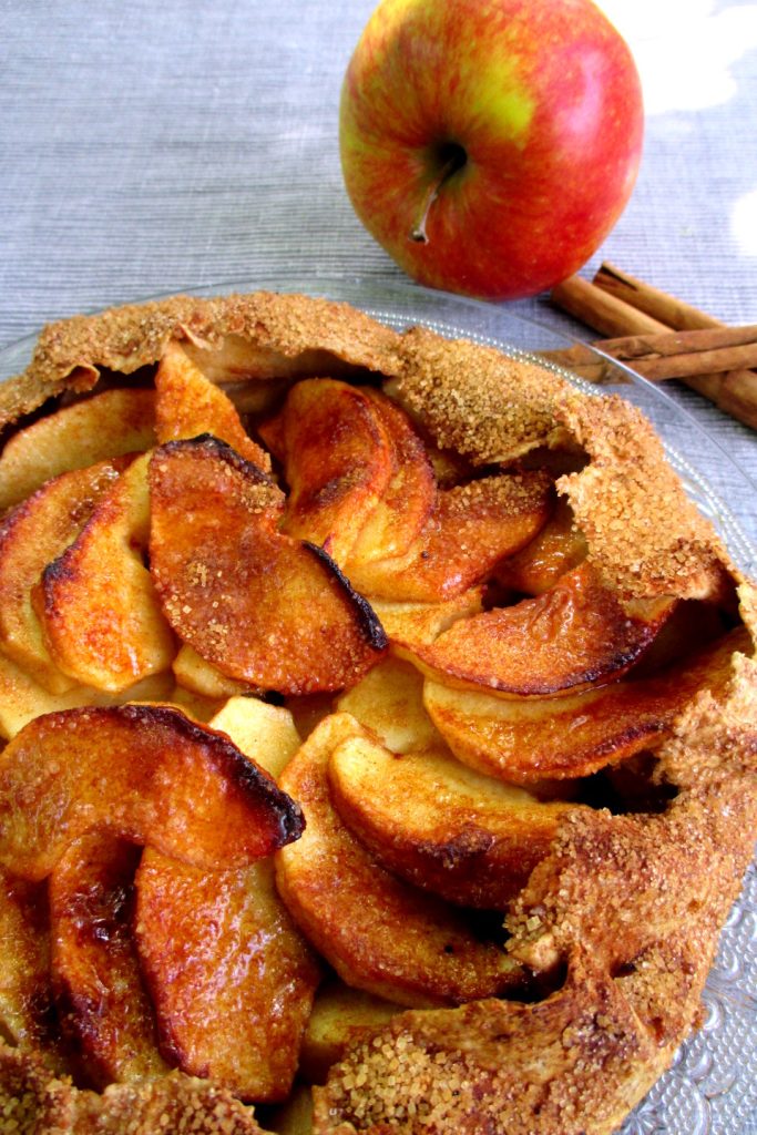 Vegane Apfel-Galette, Mangia senza Pancia