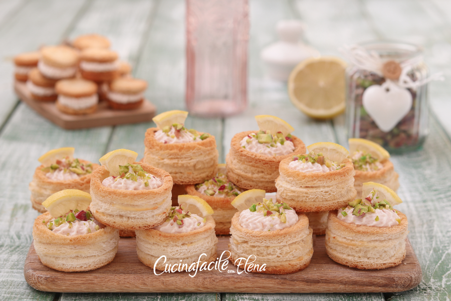 Vol-au-Vent aus Sandwichbrot