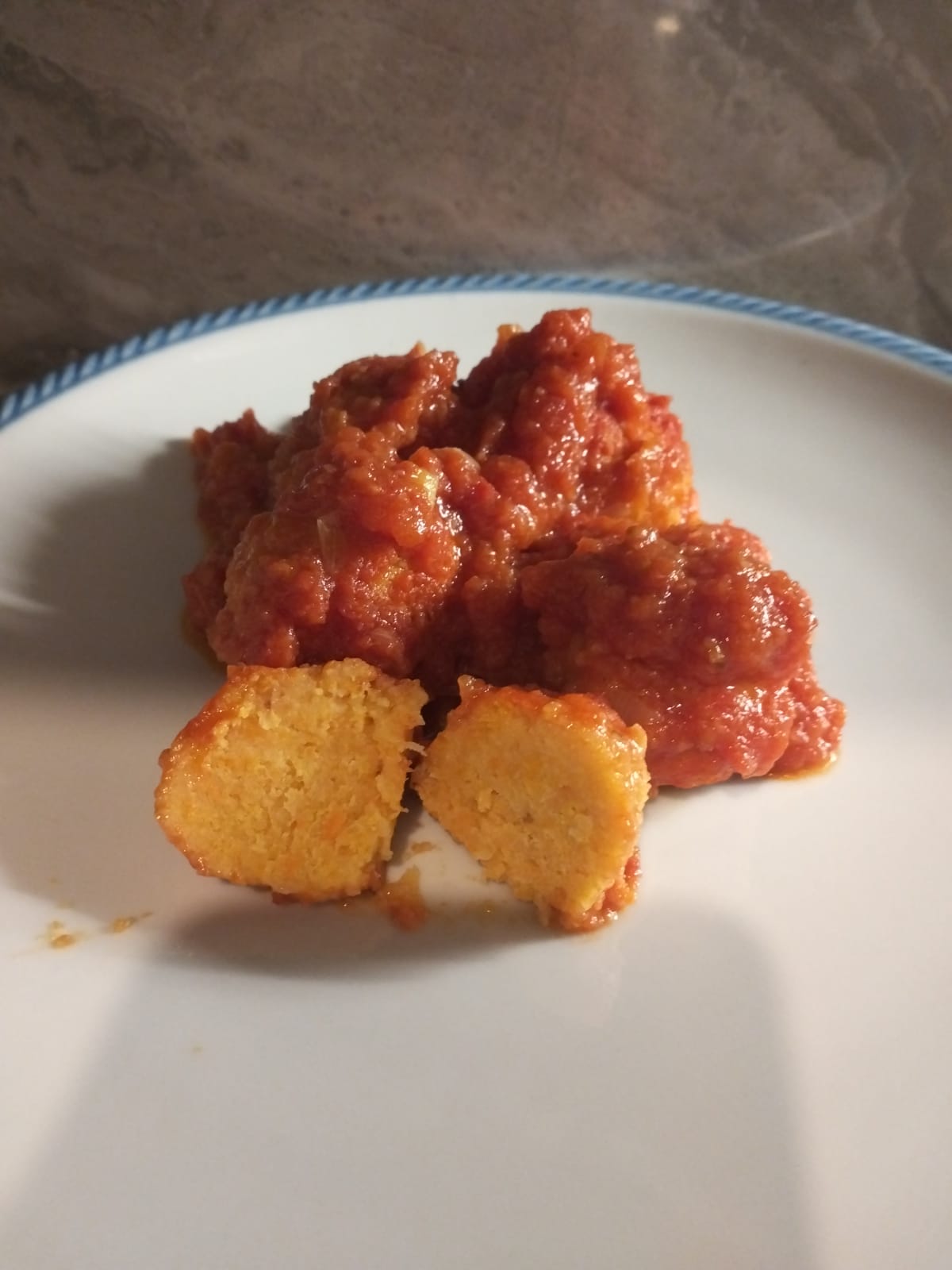 Karotten- und Kichererbsenbällchen