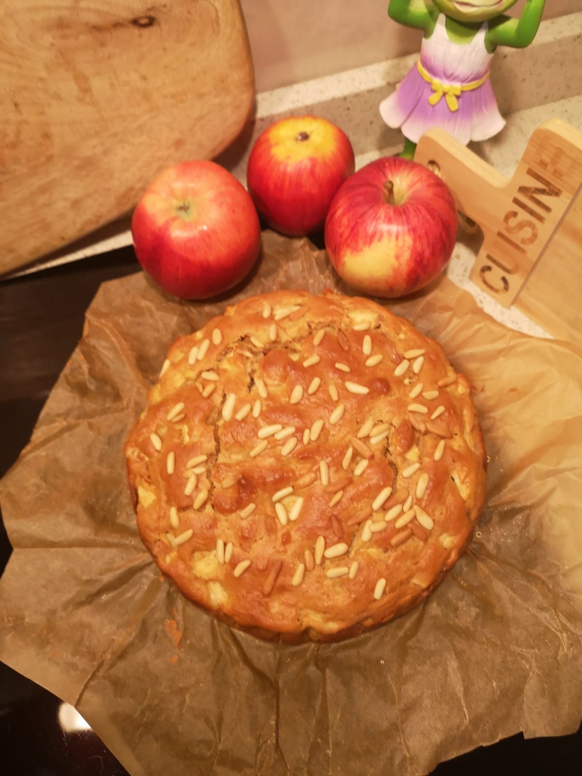 Weicher Ricotta-Apfel-Kuchen