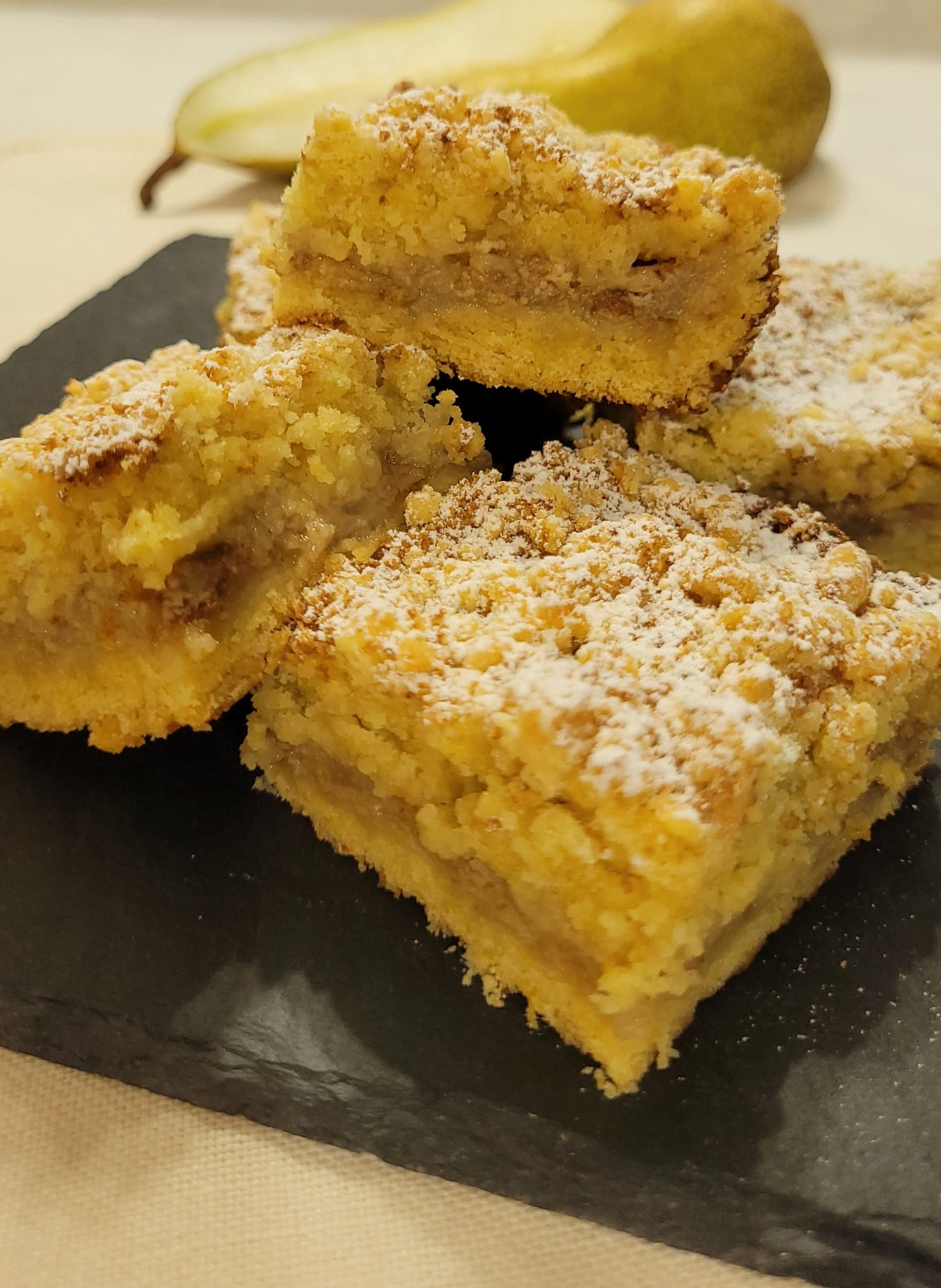 Birnen-Leckereien im Heißluftfritteuse