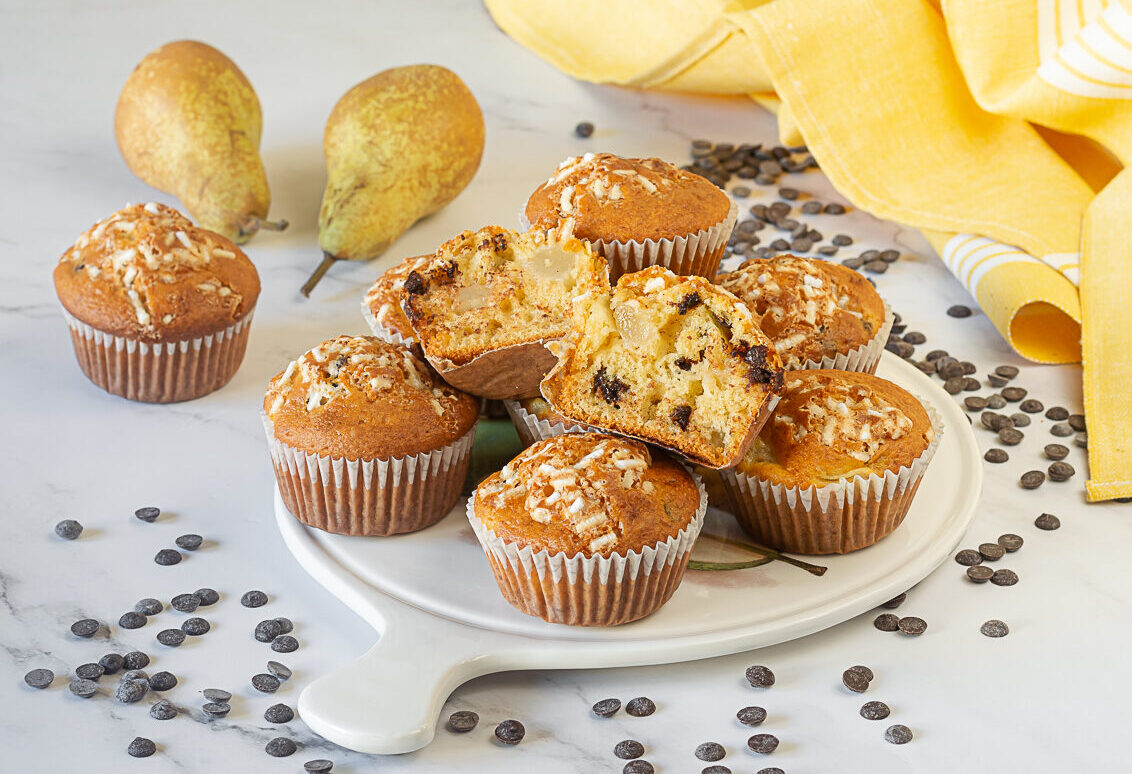 Birnen-Schokoladen-Muffins