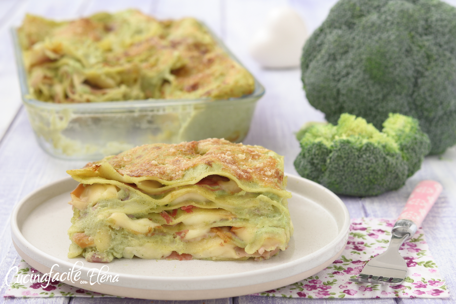 Cremige Brokkoli-Lasagne
