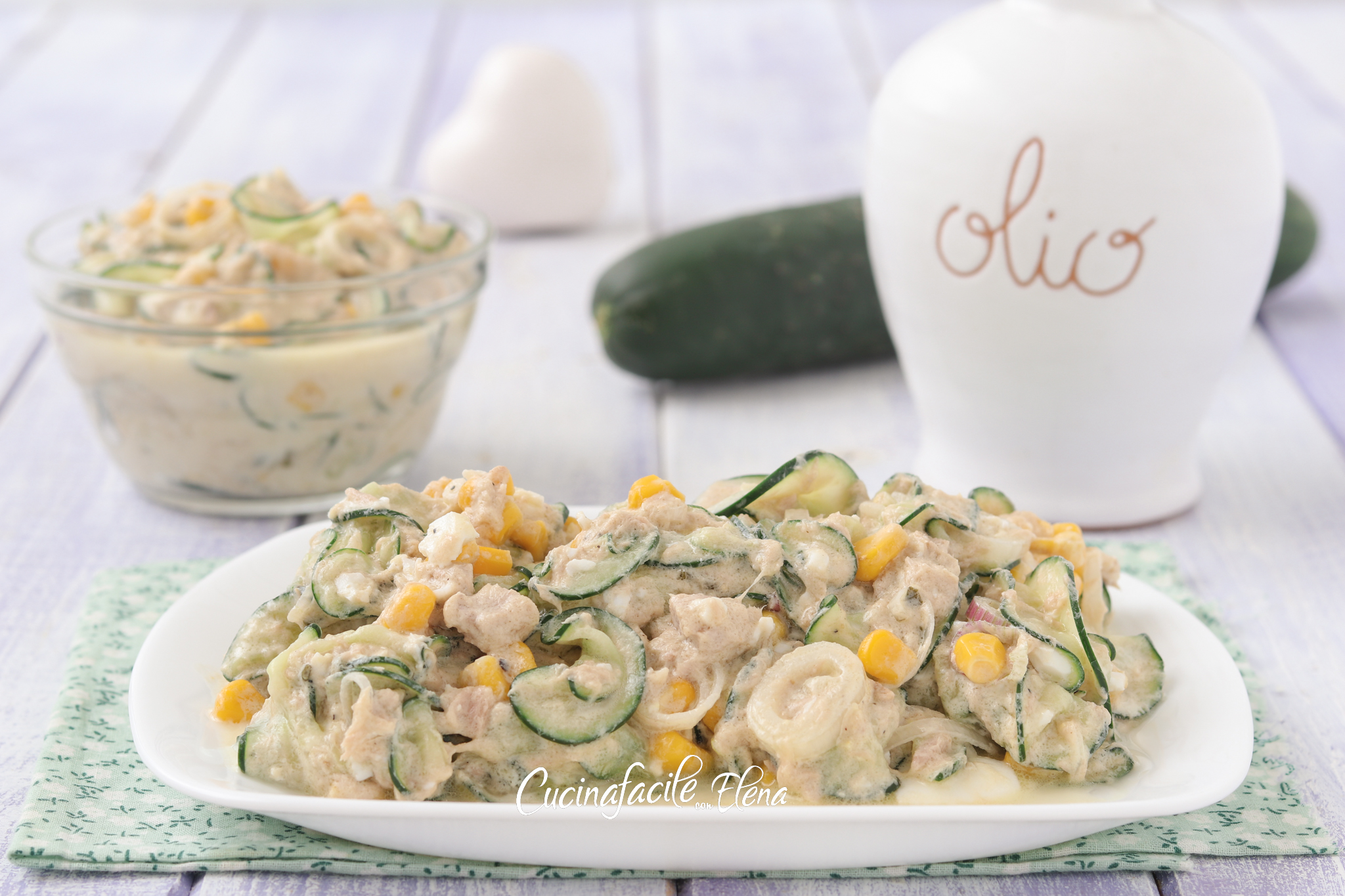 Cremiger Gurkensalat