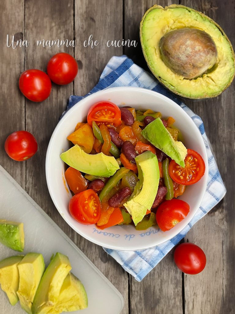 Vegetarische Fajitas im Auflauf